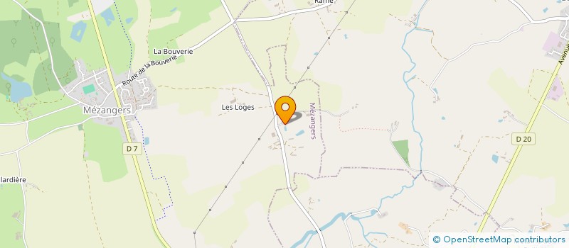 localisation de l'entreprise SCI NISNI  MEZANGERS