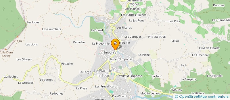 localisation de l'entreprise SCI NISO à SAINTE MAXIME