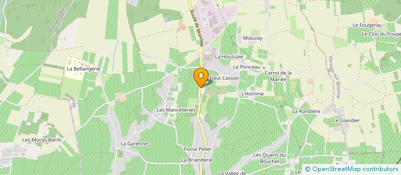 localisation de l'entreprise SCI NISOLUBE à VOUVRAY