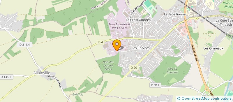 localisation de l'entreprise SCI NISS à VERNOUILLET
