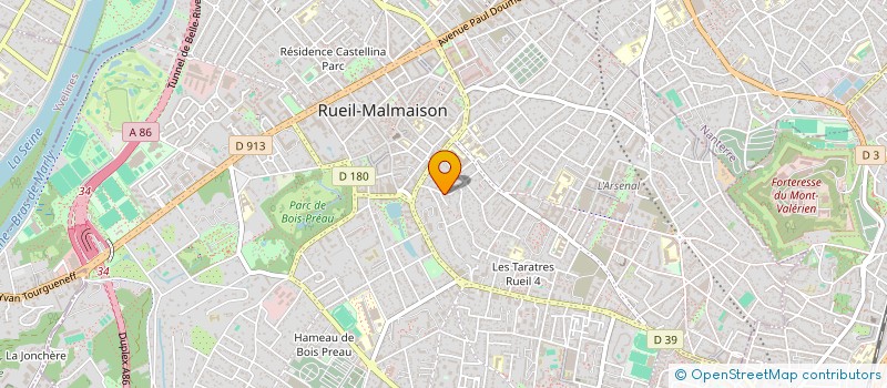 localisation de l'entreprise SCI NISSANGE à RUEIL-MALMAISON