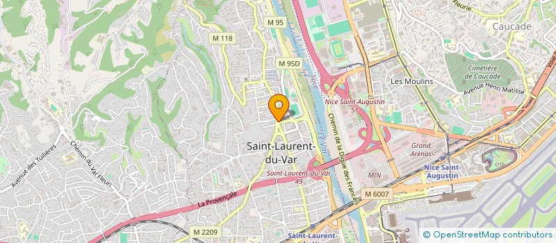 localisation de l'entreprise SCI NISSARDAS à SAINT-LAURENT-DU-VAR