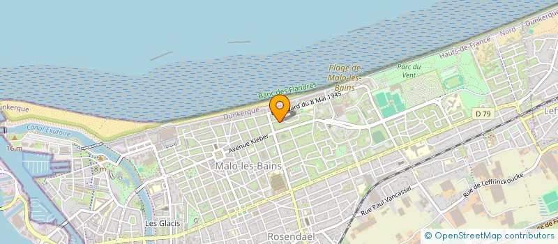 localisation de l'entreprise SCI NISSEN à DUNKERQUE