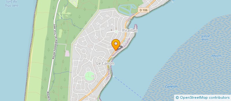 localisation de l'entreprise SCI NISSOLIA à LEGE-CAP-FERRET