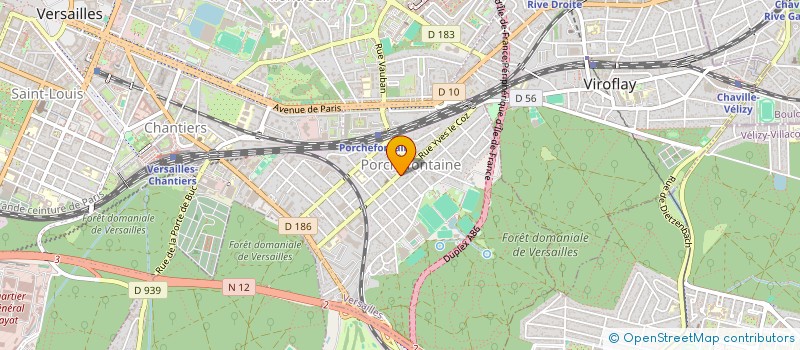 localisation de l'entreprise SCI NITHOMAEL à VERSAILLES
