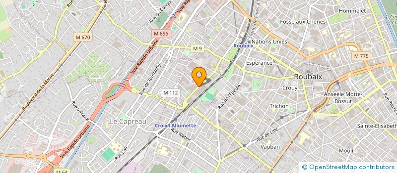 localisation de l'entreprise SCI NITLIC  ROUBAIX