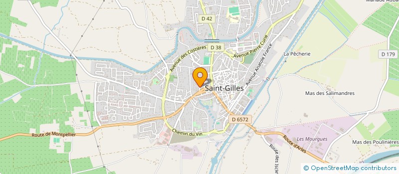 localisation de l'entreprise SCI NITO  SAINT-GILLES