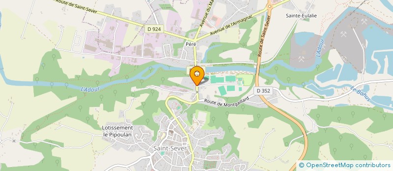 localisation de l'entreprise SCI NITRAM à SAINT-SEVER