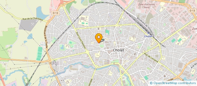 localisation de l'entreprise SCI NITRAMANGERS à CHOLET