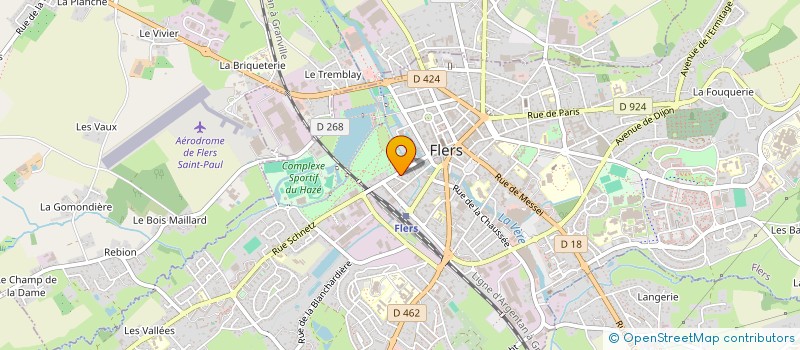 localisation de l'entreprise SCI NIVA à FLERS