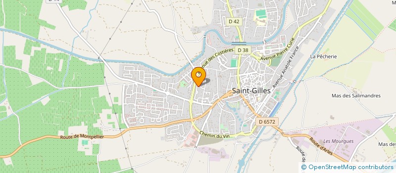localisation de l'entreprise SCI NIVAL à SAINT-GILLES