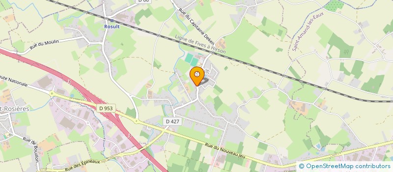 localisation de l'entreprise SCI NIVALE à ROSULT