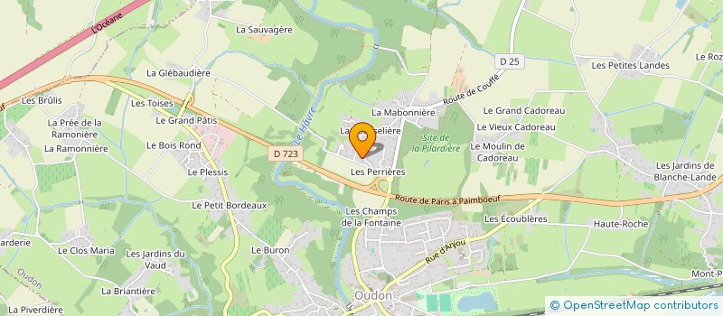 localisation de l'entreprise SCI NIVE  OUDON