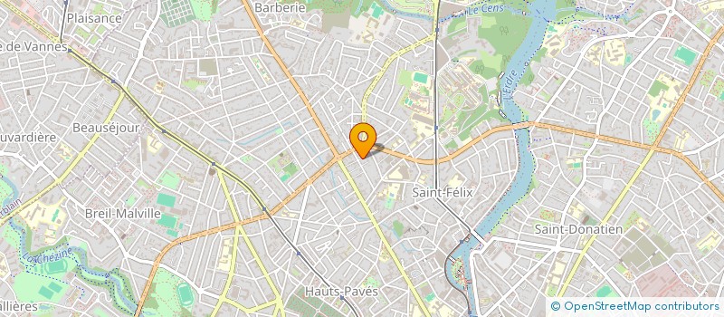 localisation de l'entreprise SCI NIVEST  NANTES