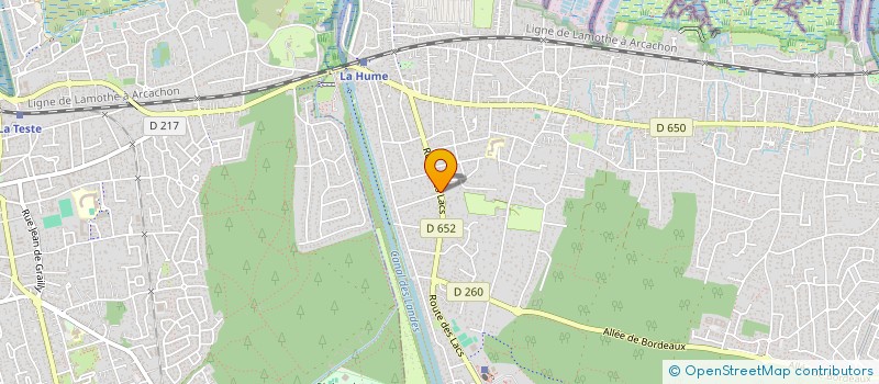 localisation de l'entreprise SCI NIVICRI  GUJAN-MESTRAS