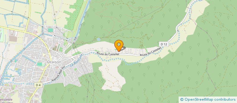 localisation de l'entreprise SCI NIVIS  ORAISON