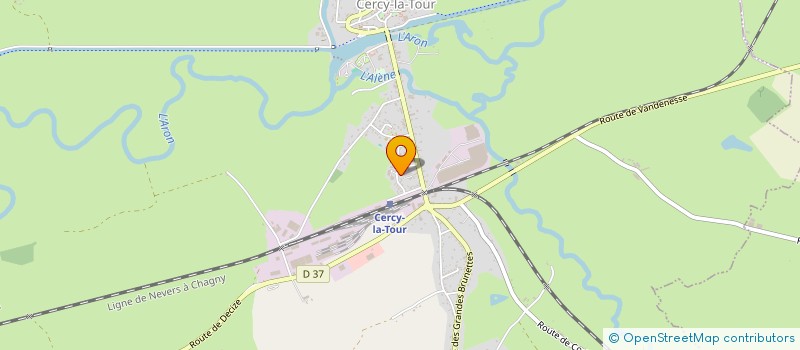 localisation de l'entreprise SCI NIVOT  CERCY-LA-TOUR
