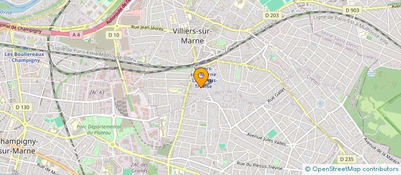 localisation de l'entreprise SCI NIXAL  VILLIERS-SUR-MARNE