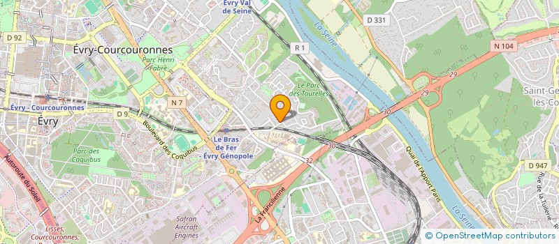 localisation de l'entreprise SCI NIYA à EVRY-COURCOURONNES