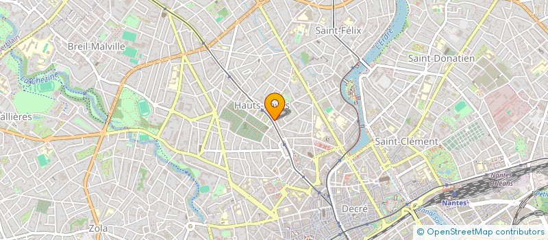 localisation de l'entreprise SCI NIZA  NANTES