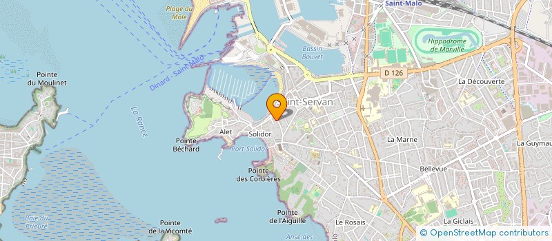 localisation de l'entreprise SCI NIZEL  SAINT-MALO