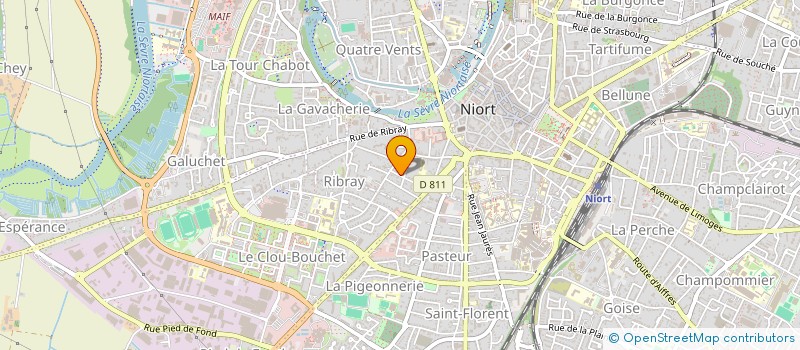 localisation de l'entreprise SCI NIZET  NIORT