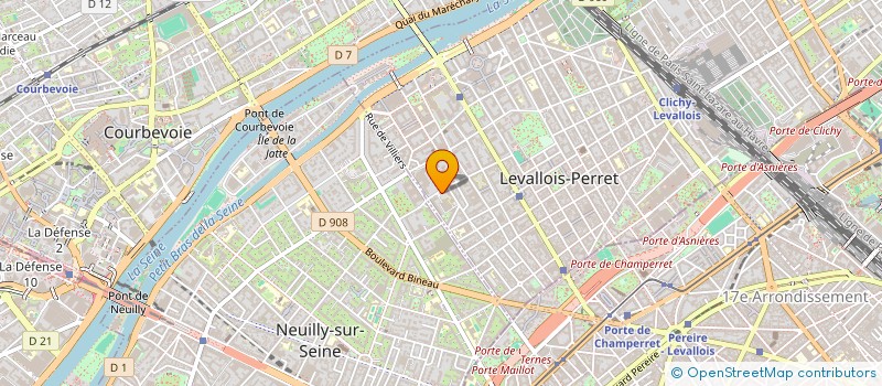 localisation de l'entreprise SCI NIZUA à LEVALLOIS-PERRET