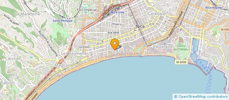 localisation de l'entreprise SCI NIZZA APPARTEMENT à NICE