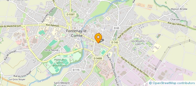 localisation de l'entreprise SCI NJ  FONTENAY-LE-COMTE