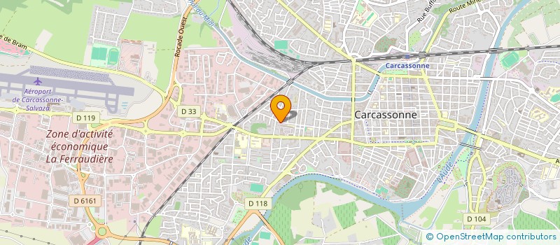 localisation de l'entreprise SCI NJ à CARCASSONNE