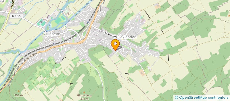 localisation de l'entreprise SCI NJ  FLAXLANDEN