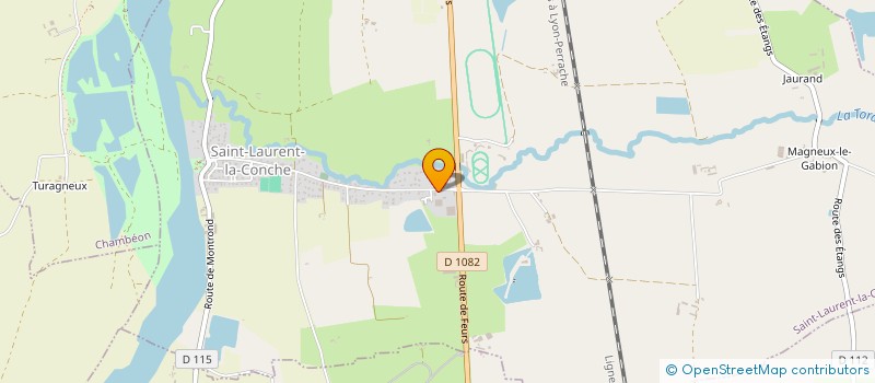 localisation de l'entreprise SCI NJ IMMO  SAINT-LAURENT-LA-CONCHE