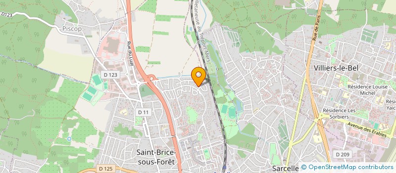localisation de l'entreprise SCI NJ INVEST à SAINT-BRICE-SOUS-FORET