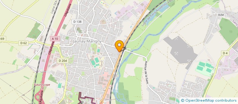 localisation de l'entreprise SCI NJ2B  JAUNAY-MARIGNY