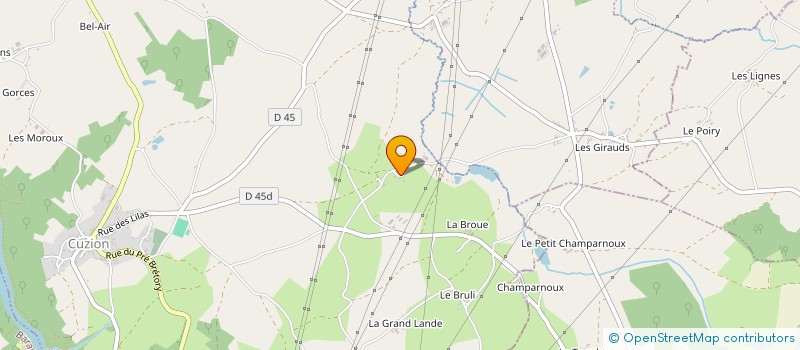 localisation de l'entreprise SCI NJ3M à CUZION