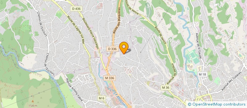 localisation de l'entreprise SCI NJB à CAGNES-SUR-MER