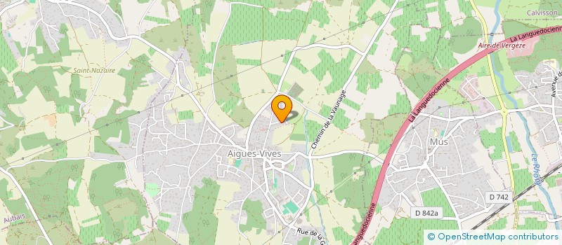 localisation de l'entreprise SCI NJD  AIGUES-VIVES