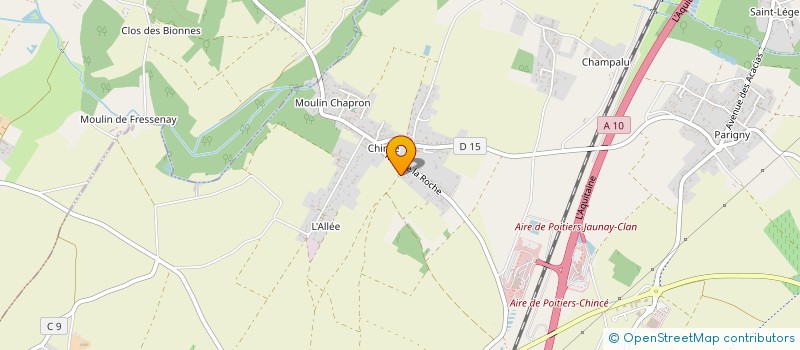 localisation de l'entreprise SCI NJG  JAUNAY-MARIGNY