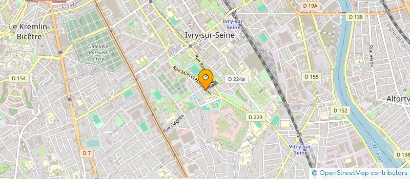 localisation de l'entreprise SCI NJGA à IVRY-SUR-SEINE