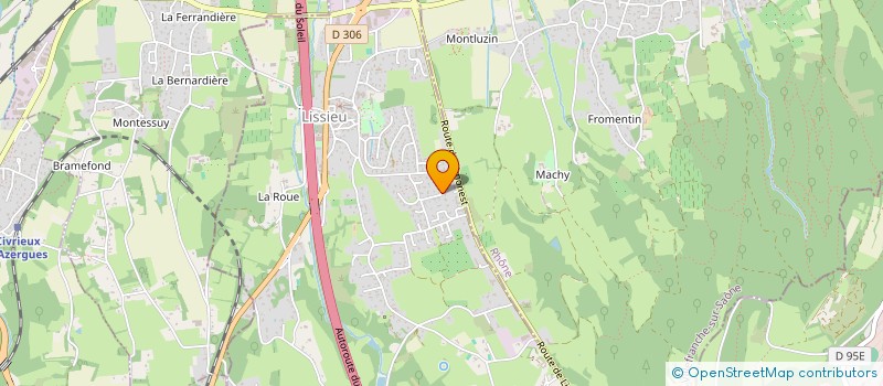 localisation de l'entreprise SCI NJLS  LISSIEU