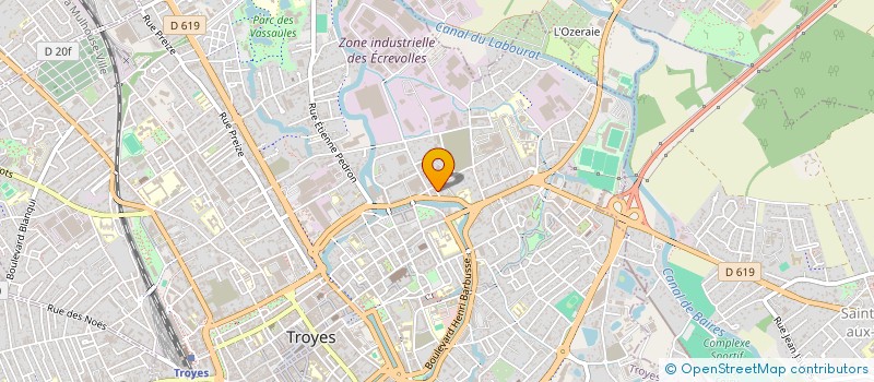 localisation de l'entreprise SCI NJM à TROYES