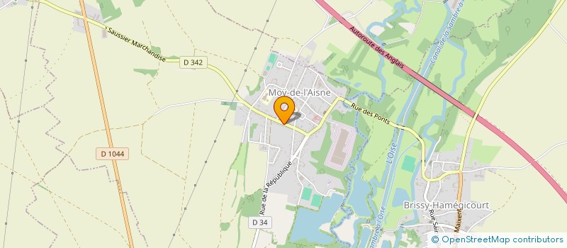 localisation de l'entreprise SCI NJORD  MOY-DE-L'AISNE