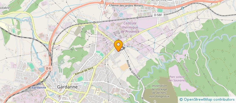 localisation de l'entreprise SCI NJT  GARDANNE