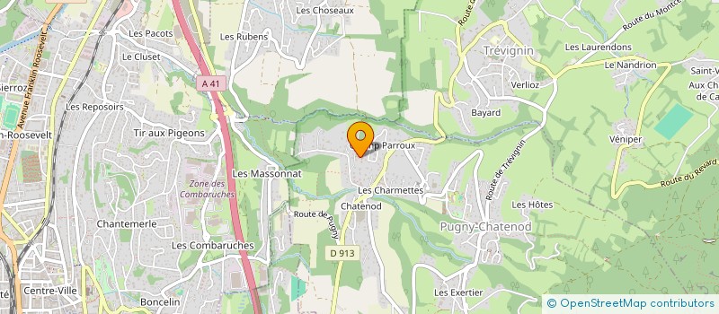 localisation de l'entreprise SCI NJY  PUGNY-CHATENOD