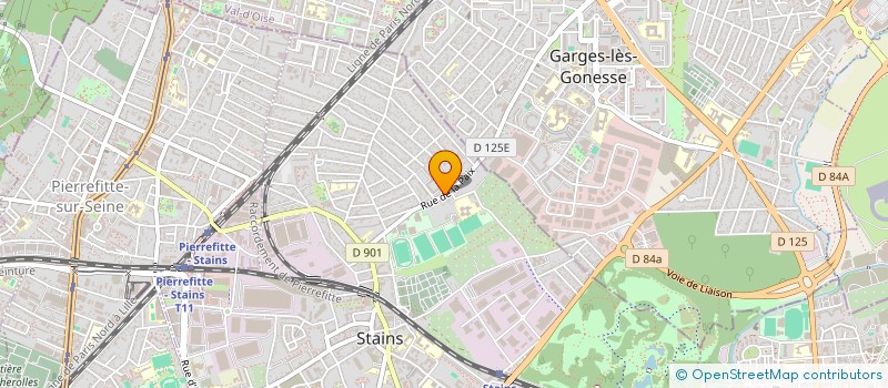 localisation de l'entreprise SCI NK à STAINS
