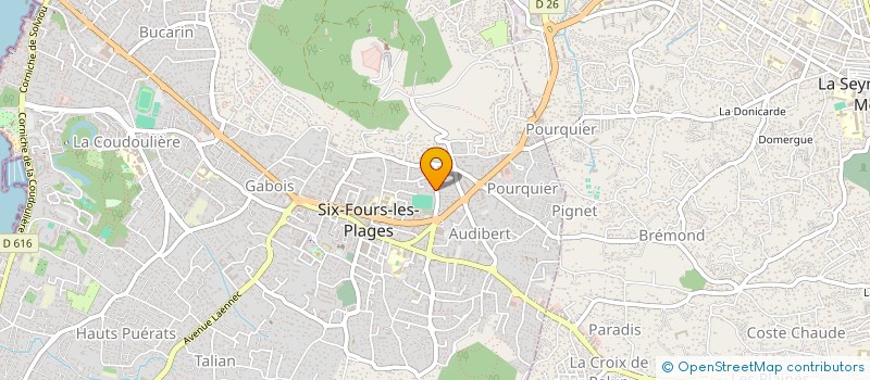 localisation de l'entreprise SCI NK à SIX-FOURS-LES-PLAGES
