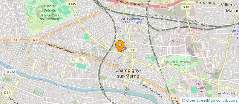 localisation de l'entreprise SCI NKAMGUEU  CHAMPIGNY-SUR-MARNE