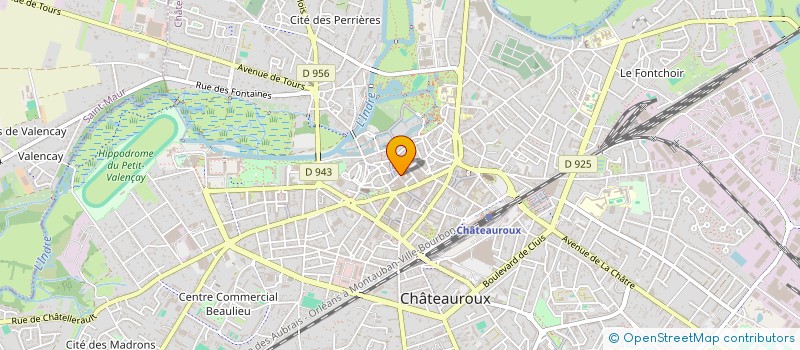 localisation de l'entreprise SCI NKB à CHATEAUROUX
