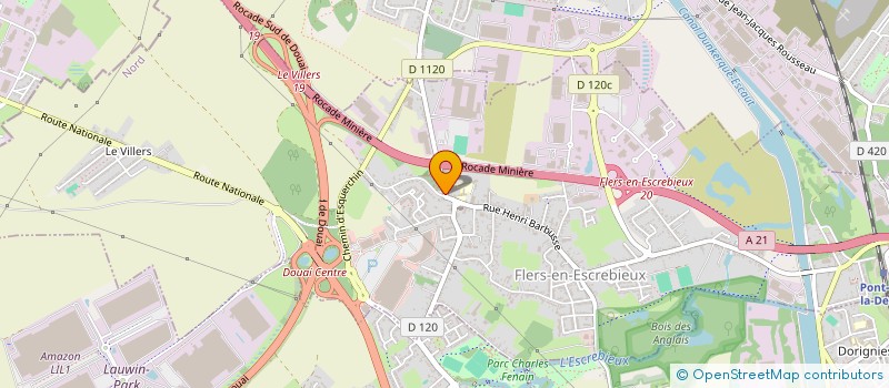 localisation de l'entreprise SCI NKF  FLERS-EN-ESCREBIEUX