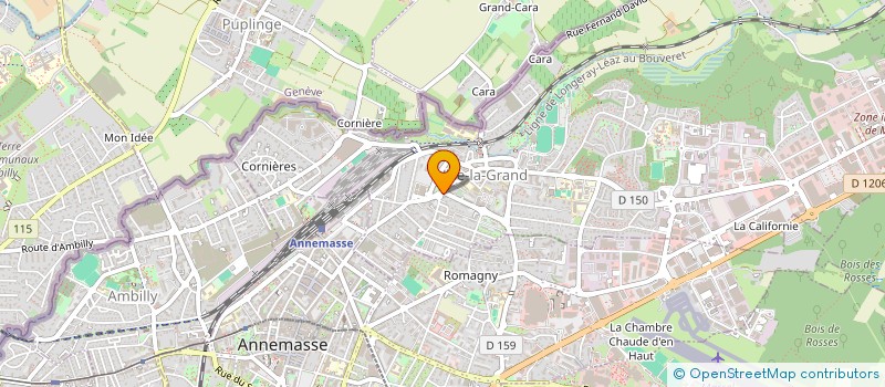 localisation de l'entreprise SCI NKINDA  VILLE-LA-GRAND